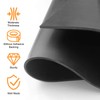 VUAOHIY Neoprene Rubber Sheet, Solid Rubber Seal Strips for DIY