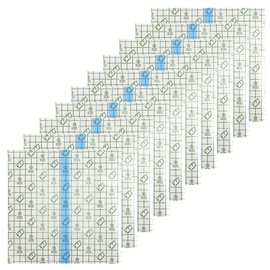 10Pcs Dialysis Catheter Shower Cover, Waterproof Shower Shield Wound Cover for Picc Line Chest Access, Chemo Ports, Wound, Bandage Protector for Feeding Tube G Tube Accesorries (22 * 22)