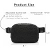 Cadoline Plush Teddy Fleece Sherpa Belt Waist Bag Handbag 14