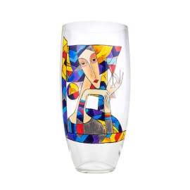 Victoria Bella 15-inch "The taste of wine" Decorative Vase