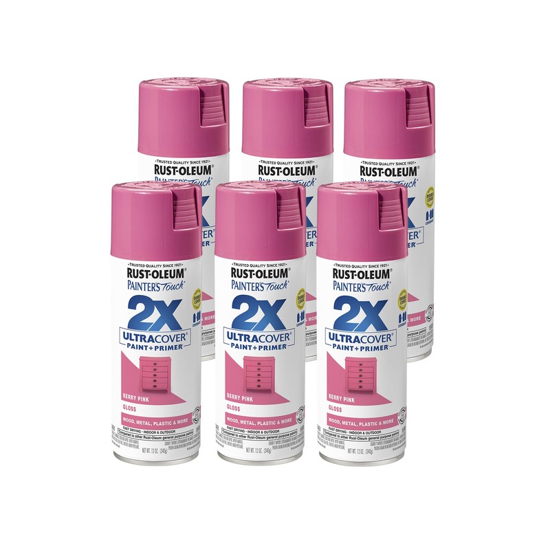 Rust-Oleum Rust-Oleum 249123-6PK Painter's Touch 2X Ultra Cover Spray Paint,