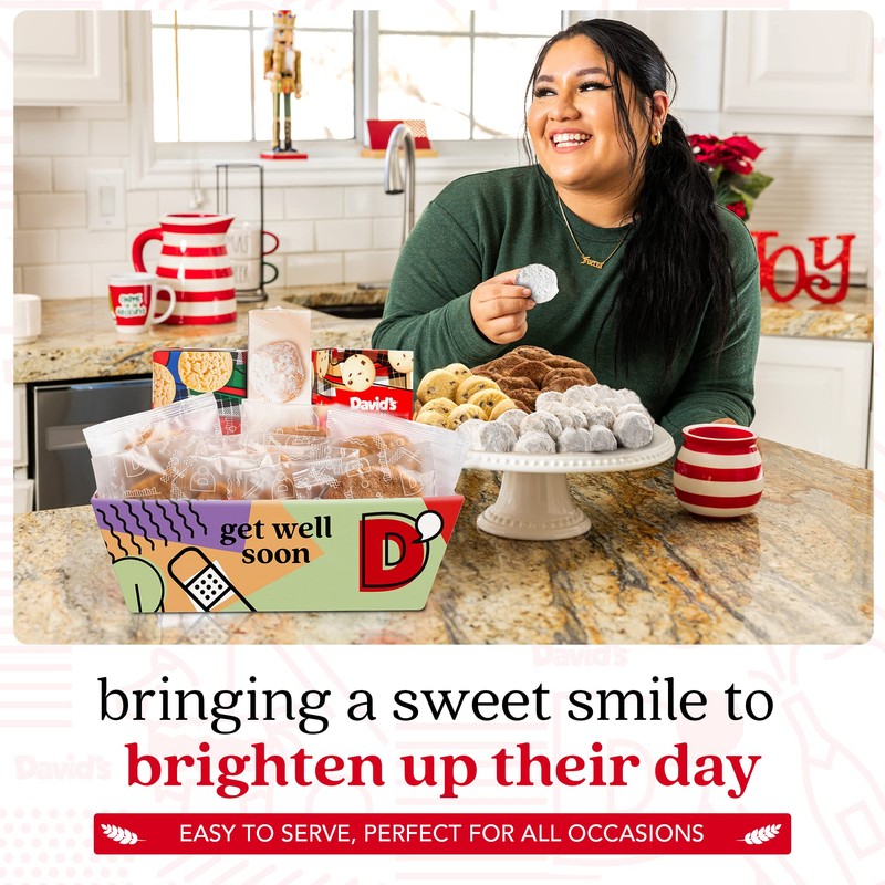 David’s Cookies Get Well Soon Cookie Gift Basket - Gourmet