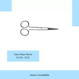 Hergom Tijera Mayo Recta  14 Cm - Eco