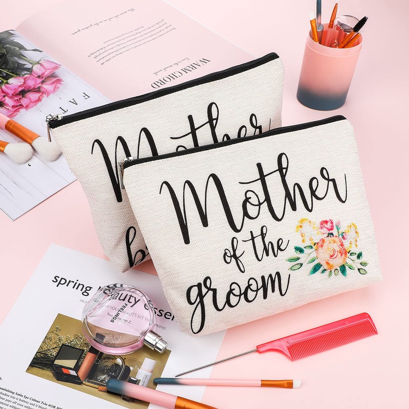 Weewooday 2 Bolsas de Maquillaje de Mother Of The Bride