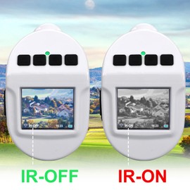 Telescope Eyepiece Camera - Fits 34-46mm Monoculars & Microscopes, WiFi Live Streaming, Infrared Night Vision, 1.6” Display, Photo/Video Recording, 6 Hours Battery, Free App for Real-Time Viewing