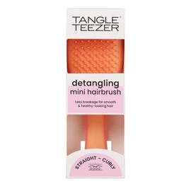 Tangle Teezer The Ultimate Detangler Mini Hairbrush Salmon Pink & Apricot for Straight-Curly Hair 1 pc