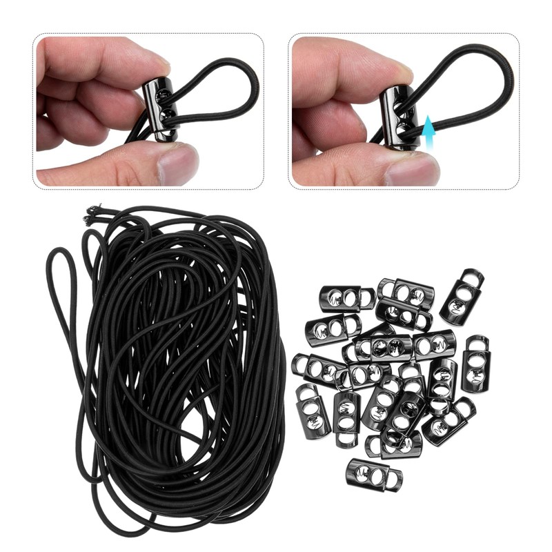 Adjustable Lanyard 10 Sets Swim Goggles Strap Bungee Cord Strap
