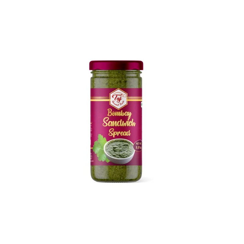 TAJ Bombay Sandwich Spread, Fresh Green Chutney with Mint &