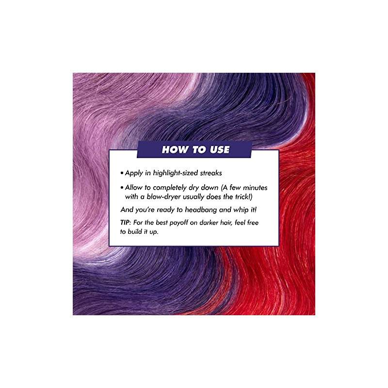 Lime Crime Tinte Temporal Para El Cabello, Midnight Sky: Tinte