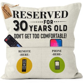 Kies CROWNLY CRYSTAL® (Double-Sided) 30th Birthday Gifts For Women-Men Pillow Covers 18x18 Dad Gifts Daddy Birthday Gifts Friendship Gifts for Women Populer Sister Birthday Gift