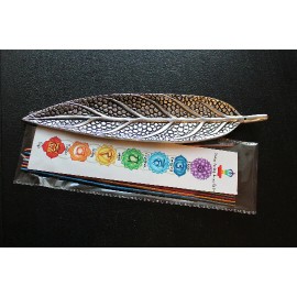 "Handmade" 7 Chakra Healing Incense Sticks with Metal Holder- Meditation - Yoga - Healing