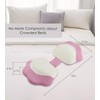 DONAMA Pregnancy Pillows for Sleeping, Memory Foam Maternity Pillow Support