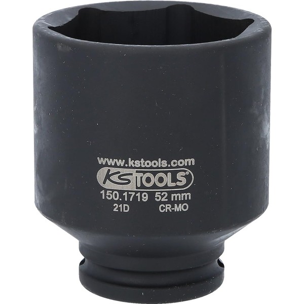 KS Tools 150.1719 Special drive shaft socket, 1/2", 52mm