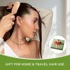 Travel Size Slick Back Hair Brush,Small Wood Edge Control Hairbrush