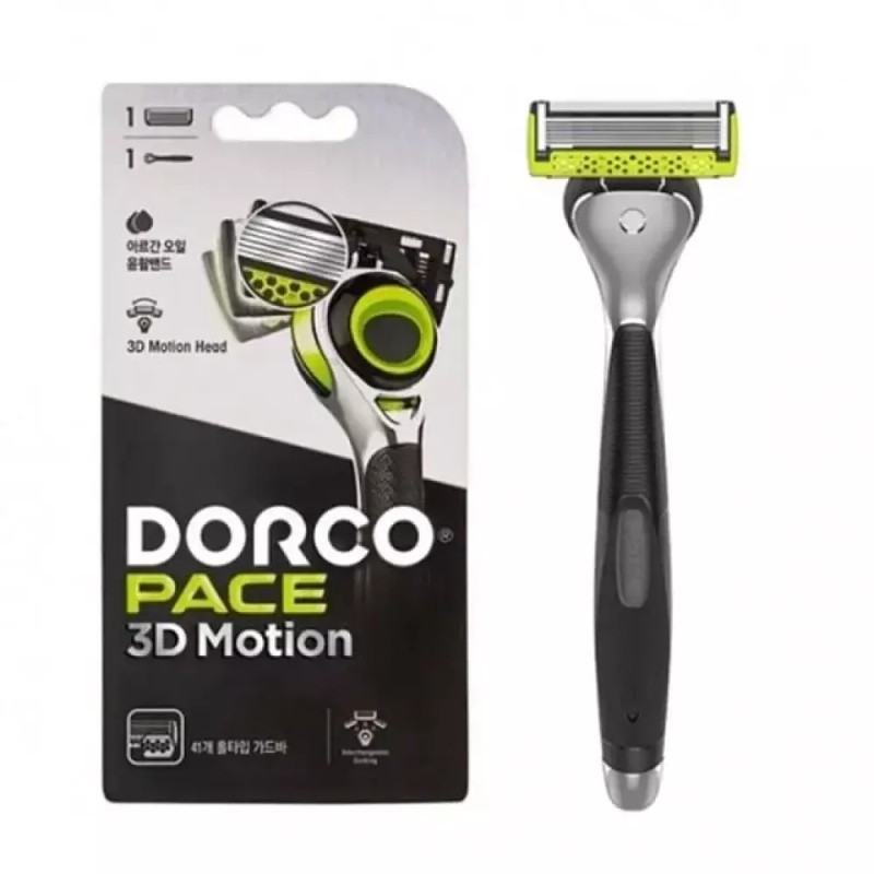 Dorco 도루코 SVA4001 페이스세븐 3D모션 피부보호 7중 면도기 Dorco SVA4001