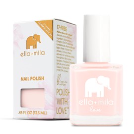 ella+mila ella+mila Professional Nail Polish - Quick Dry Nail Polish - Long-Lasting & Chip Resistant Formula (Love Collection - Barely Pink - 0.45 fl oz)