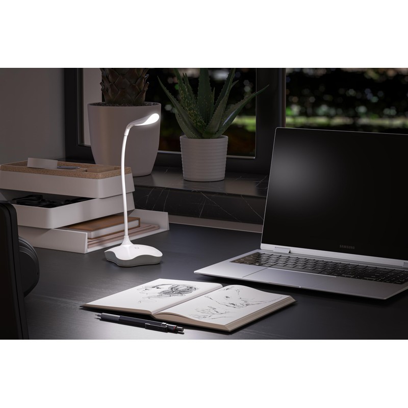CSL - LED Schreibtischlampe Leselampe dimmbar – 3 Lichtmodi –