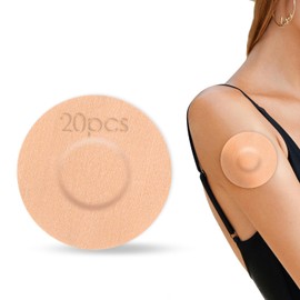 Freestyle-Libre-3-Pflaster, 20 Stück Pflaster für Freestyle Libre 1, 2 & 3 Sensor Wasserfest Selbstklebend Atmungsaktiv Hautfreundlich Klebepflaster von YOUSHARES(Beige)