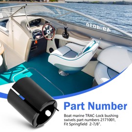 Adabuing 2171001 Boat Marine TRAC-Lock Bushing Swivels Replacement for Springfield 2-7/8", Apply to Clamp The Seat in Pedestal and Prevent Rotation-2 Pack