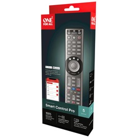 One For All Smart Control Pro 5 Remote Control (URC7956)