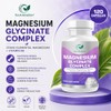 Magnesium Glycinate Complex -120 Capsules -Magnesium Glycinate Bisglycinate, Malate, Taurate