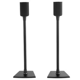 SANUS Speaker Stands for Roku Wireless - Fixed Height Speaker Stands Pair Designed Exclusively for Roku Soundbar & Sound System - Includes Carpet Spikes & Rubber Pads