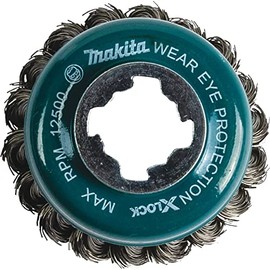 Makita D-73374 X-Lock Knotted Wire Brush 80mm 0.35mm