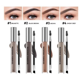Eyebrow Gel, Waterproof Eyebrow Gel, Eye brow Tattoo for All Skin Types (Smoky Grey)