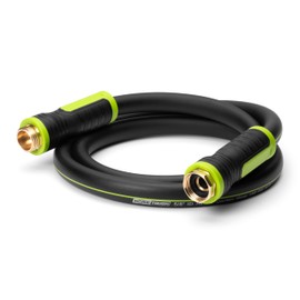 HoseTough Heavy Duty Garden Hose 5ft x 5/8” – Flexible Water Hose, Leak-Proof, Lightweight Hybrid Hose– Durable Outdoor Hose, Kink Free