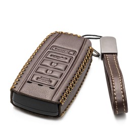 Vitodeco - Funda de piel para llavero Smar compatible con Acura RDX, MDX, ILX 2016 - 2021, Acura TLX 2016 - 2025, Acura Integra 2023 (5 botones, café)