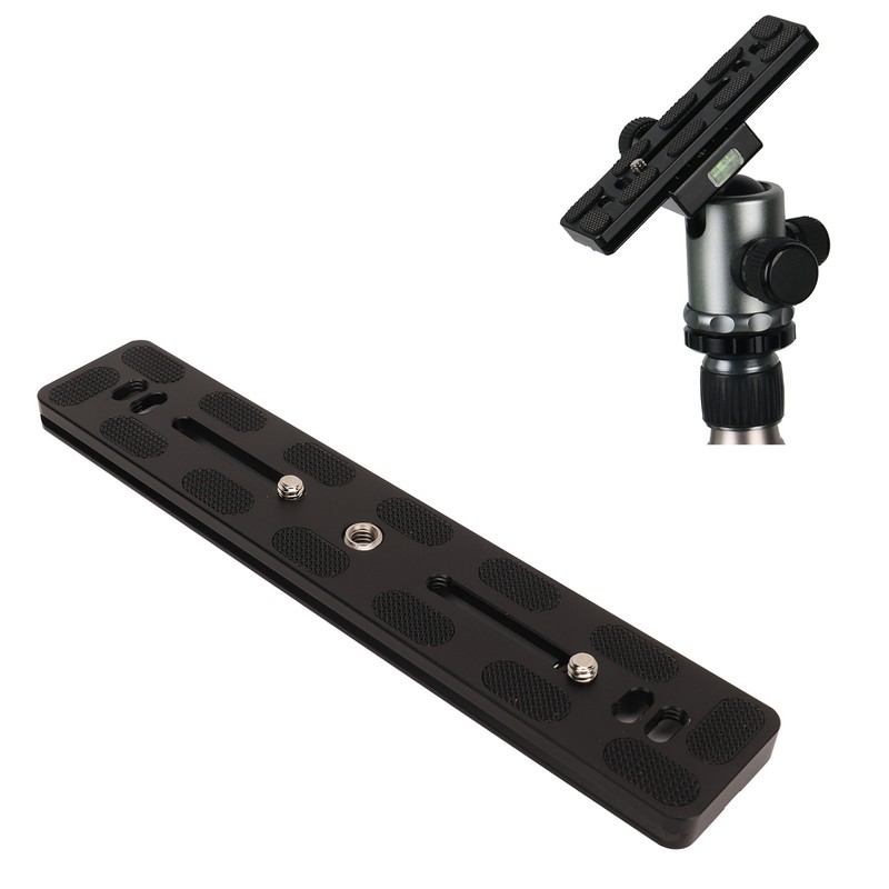 Camera Extended Quick Release Plate Rail Sliding Plate for Arca