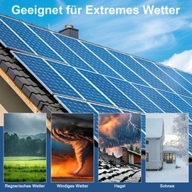 Aolawco Set of 2 Solar Balcony Power Station Brackets, Balcony Hook Set, Adjustable Balcony Bracket for Solar Panels, Solar Panel Holder, No Drilling Required for Solar Panel, Round, Square Balcony