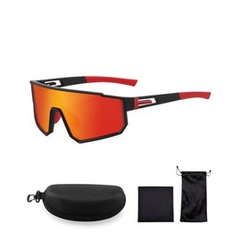 ViKKent Sports Glasses Sunglasses Cycling Glasses Polarised Sunglasses UV400 for Outdoor Sports Fishing Cycling Running