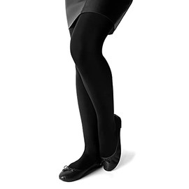 Romartex Girls Kids Opaque 70 Denier Microfibre Tights, 7-8 years, black