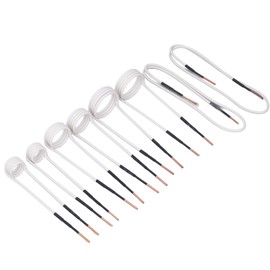 Hilitand Induction Heater Coil Kit, 8pcs Heater Accessories for Bolts & Nuts, Black Brass, Side Cutting Pliers