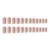 Rainbow Nail Tips 24 Pcs Glitter Nails for Wedding, Party,