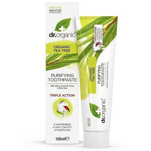 Dr.Organic Tea Tree Purifying Toothpaste 100ml
