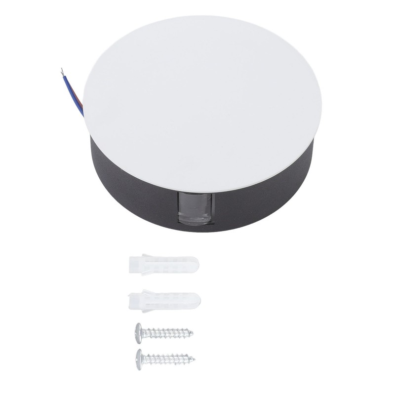 Wall Light Round Shape Aluminum Alloy 3 Beams Modern Wall
