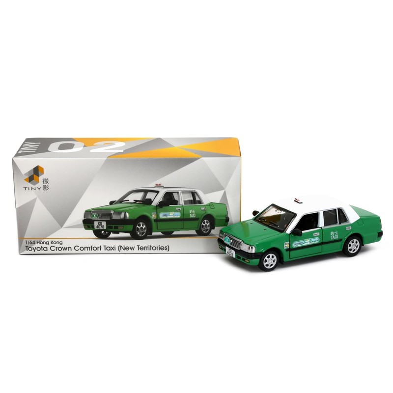 Tiny City 1/64 No.45 Toyota Crown Comfort Taxi (New Territories)