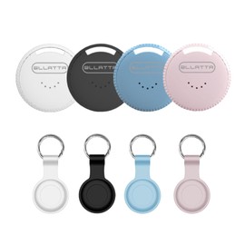 4 Pack Android Air Trackers,2026 New Key Finder for Android,Compatible with Google Find Hub App,with 4 Case, IP66 Waterproof,Luggage,Keys,Backpack Trackers,4colors (Round 4 Colors)