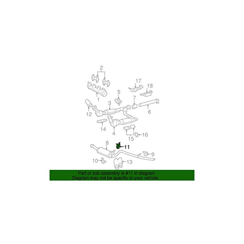 Ford 4L3Z-5260-AB - BRACKET - EXHAUST BR