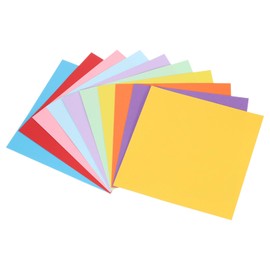Sourcing Map 100Pcs Multicolor Origami Cardstock Paper, 8 x 8 Inch, Pack of 100 Sheets