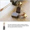 Rebower Pack of 5 Carbon Brushes [For Power Motor] -
