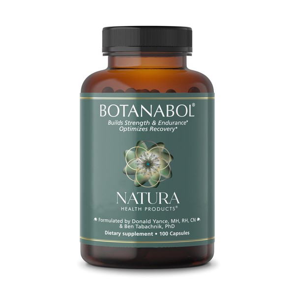 Natura Health Products - Botanabol - Herbal Formula Builds Lean Muscle, Endurance, and Optimizes Recovery Time - 100 Capsules