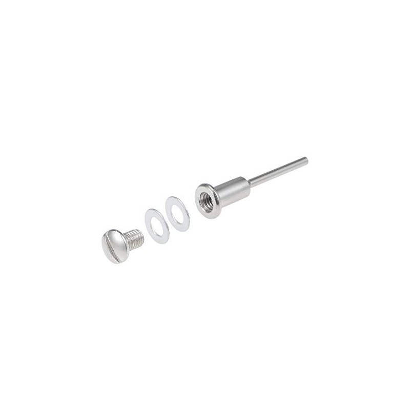 sourcing map Cut-Off Wheel Screw Mandrels 1/8-inch Shank Diameter Cutting
