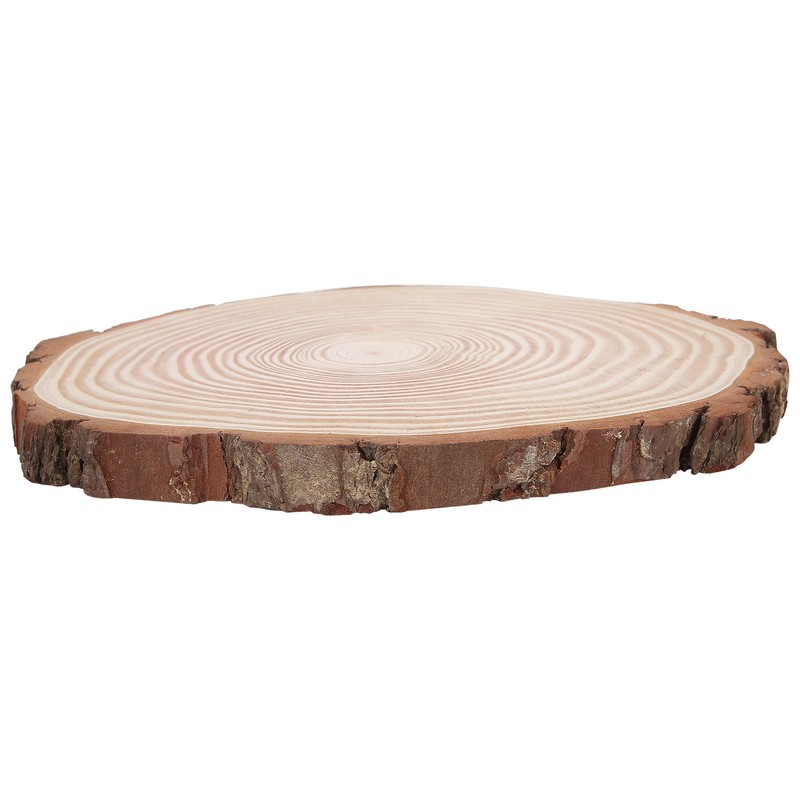Natural Wood Slices Unfinished Wood Circles Ornaments Irregular Wood Slices