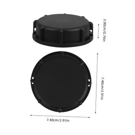 NOLITOY Tote Lid Covers for Water Storage Tanks Plastic Sealing Caps for Food Storage Buckets Easy Installation Leak Prevention Water Resistant Valve Covers