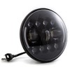 APEBAZY Motorcycle headlight, universal motorcycle LED headlight, angel eye, motorcycle
