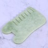 Artibetter Jade Gua Sha Massage Tool Comb Shape Spa Acupuncture