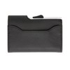 C-secure Card Holder in Black Faux Leather RFID NFC Blocker